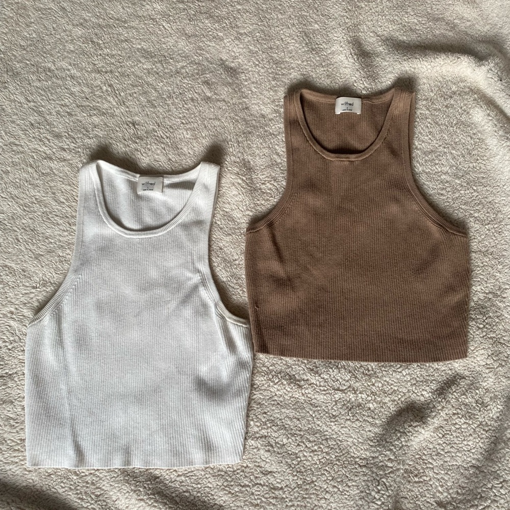 Aritzia- Wilfred clutch sweater tank